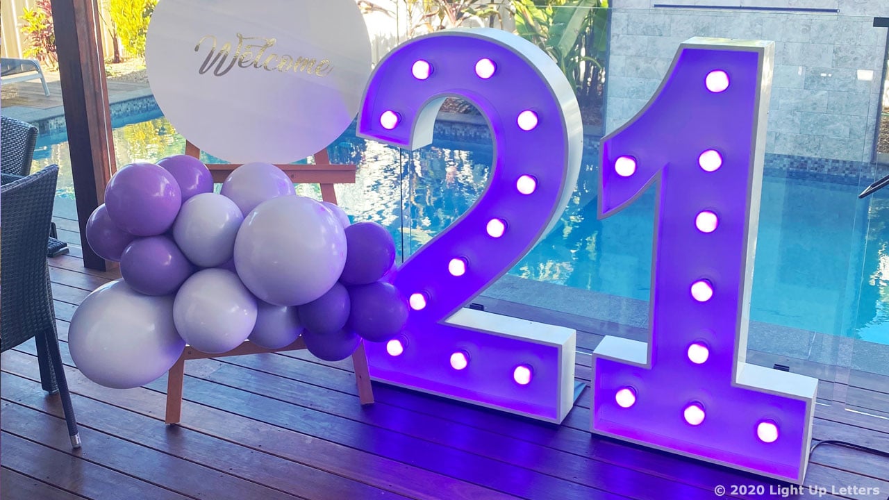 Gallery Of Work Light Up Letters Gold Coast