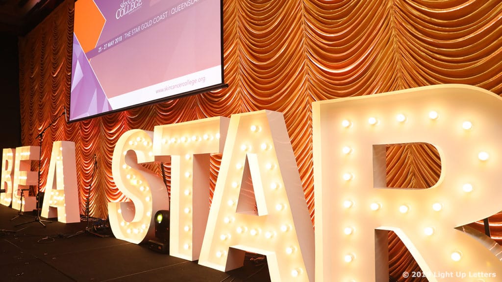 Light Up Letter Be A Star