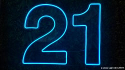 21st Neon Sign