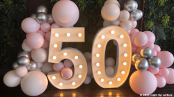 50th Light Up Numbers