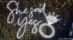 She Said Yes Neon Sign